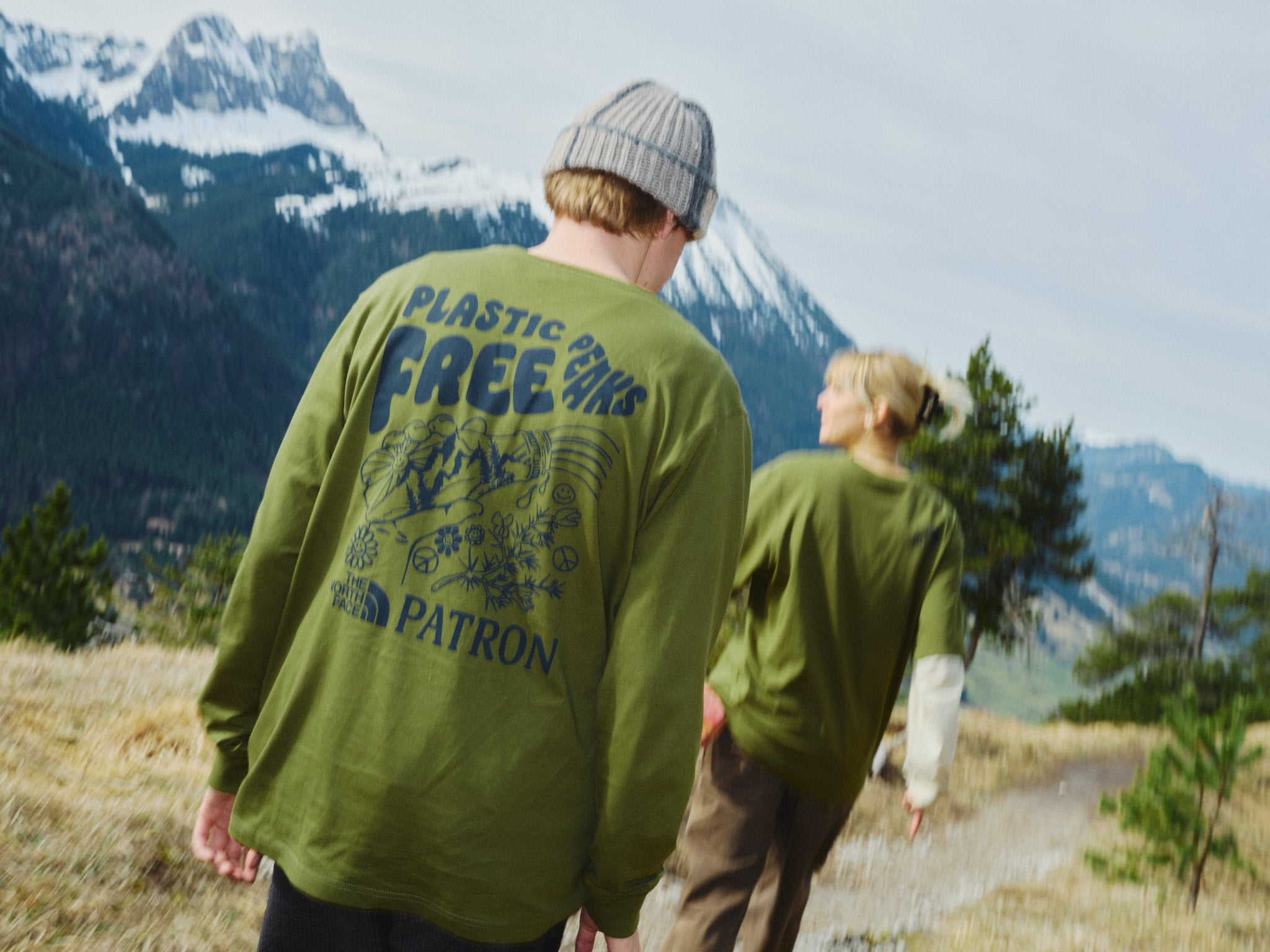 Exclusive: Nature Longsleeve for Men by The North Face x Patron Plasticfree Peaks