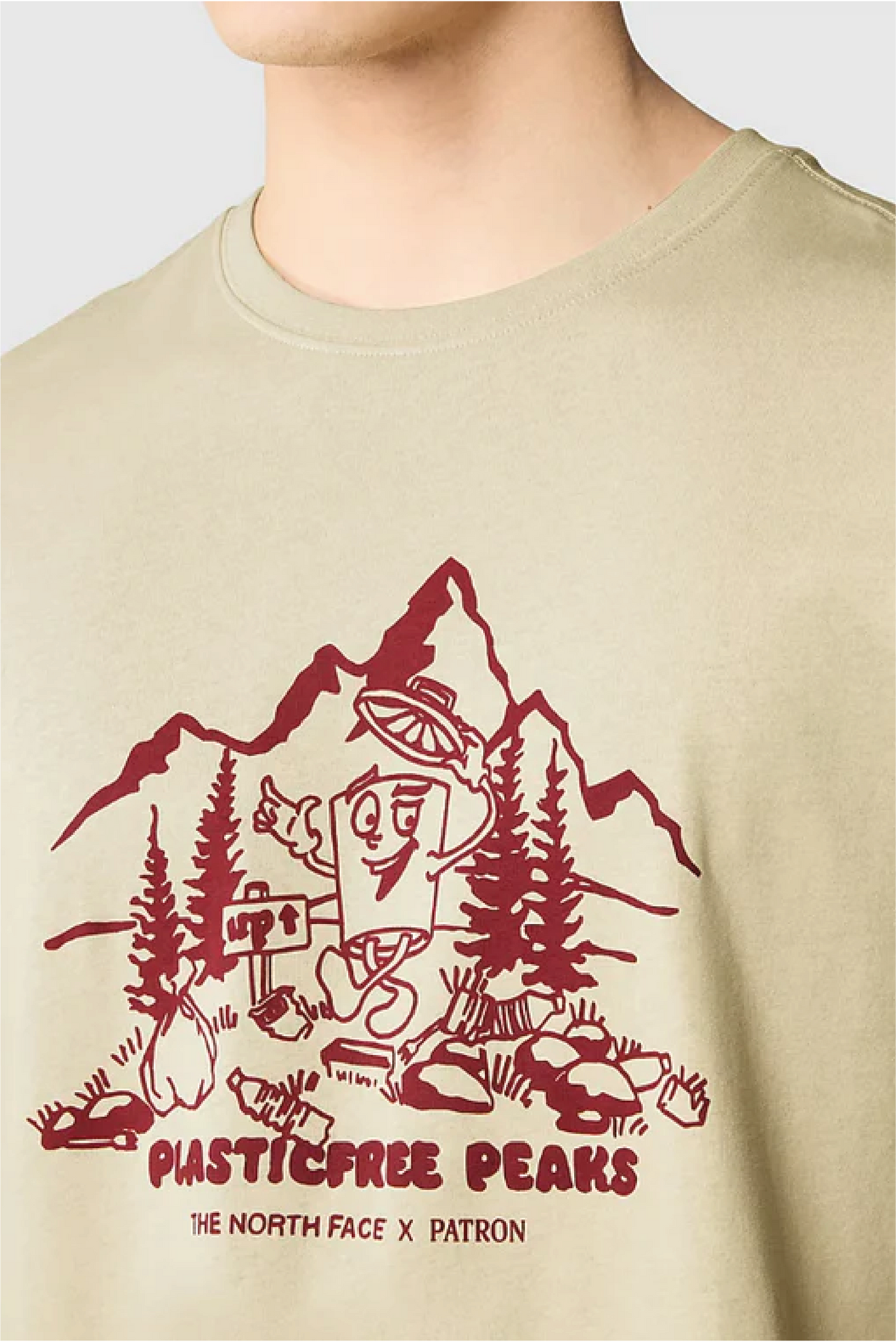 Exclusive: Nature T Shirt for Men by The North Face x Patron Plasticfree Peaks