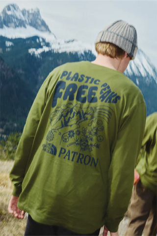 Exclusive: Nature Longsleeve for Men by The North Face x Patron Plasticfree Peaks