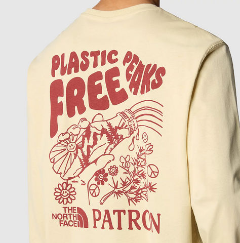 Exclusive: Nature Longsleeve for Men by The North Face x Patron Plasticfree Peaks