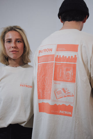 T-Shirt - "Who is Patron? You are Patron." - Vintage White